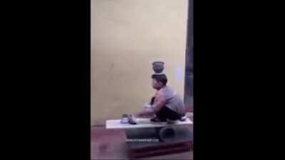 Asian Kid Has Amazing Balance Skills!