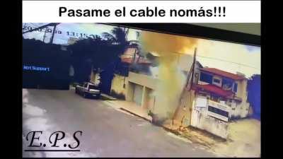 to work near power lines.