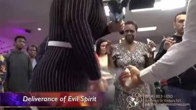 Woman Gives Oral Sex to a “Demon” in Church