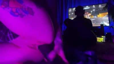 When he’s playing halo