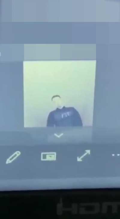 Student forgot to turn off camera while having sex during online class in university.