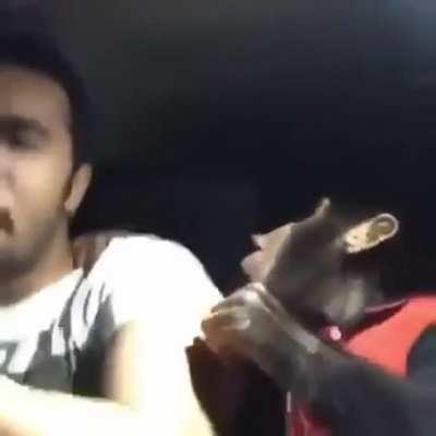 When you and your friend saw a sexy girl