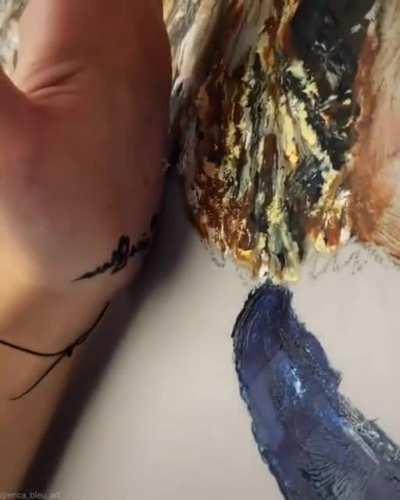 This painting of a dog