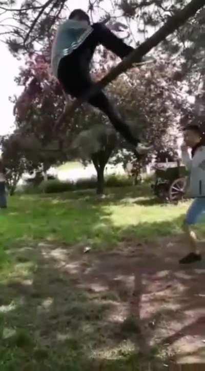 to get off the tree