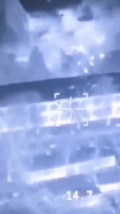 RU pov: Cockpit footage of a Mi-28N. Shows the firing of a LMUR Izdeliye 305 from the cockpit view at 1:30. Archival footage