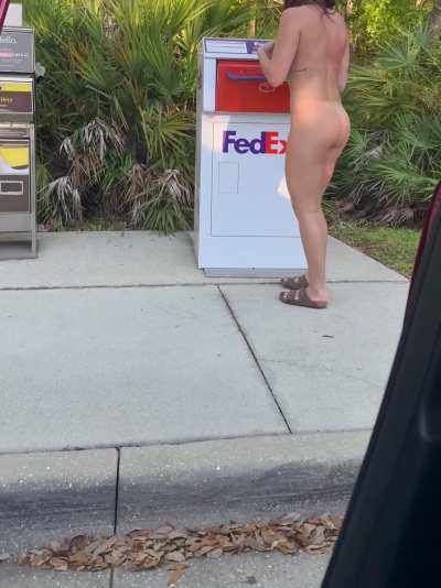 dared to deliver mail naked (f)