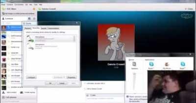 It's called clopping