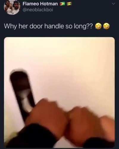 Comically Large Doorknob