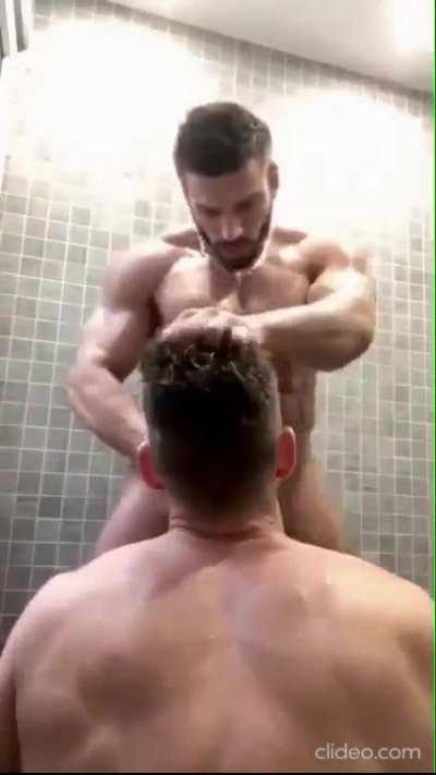 Hot stud getting blown & plowed