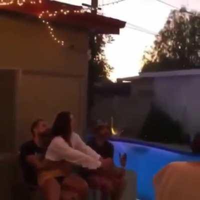 Lighting a firework in your hand