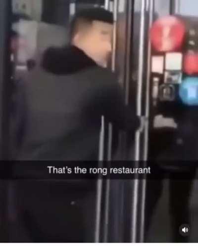 The wrong restaurant