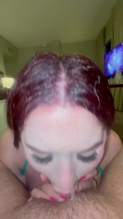 One of her favorite past times is sucking her guy friends cocks and seeing how fast she can make them cum