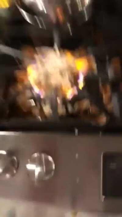 WCGW Putting a Glass/Ceramic bowl on a gas stove