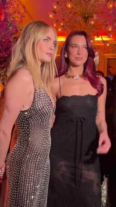 With Cara at the British Vogue Fashion & Film party 18/02/24