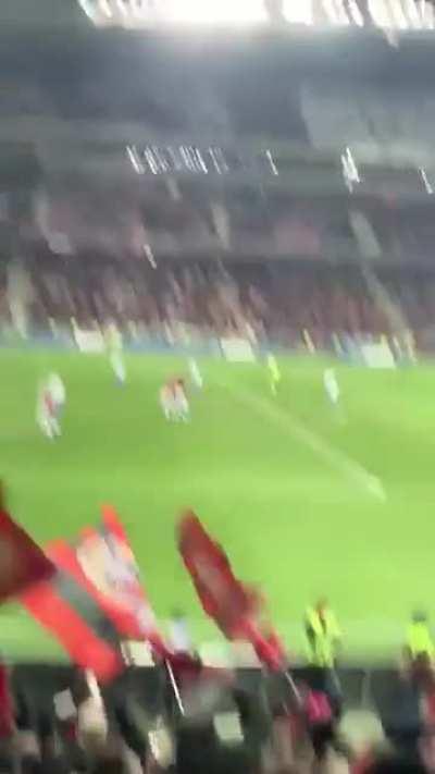 Amine Gouiri with mad skills setting up a goal for Nice in the semi-finals of the Coupe de France, against FC Versailles