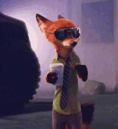 Nick Wilde showing off