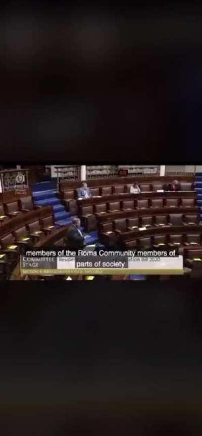 Irish senator goes in on female senator who tries to use her “white male” card