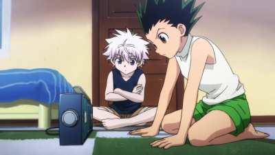 Gon actually chooses to listen to the rest of the cassette tape about his mom