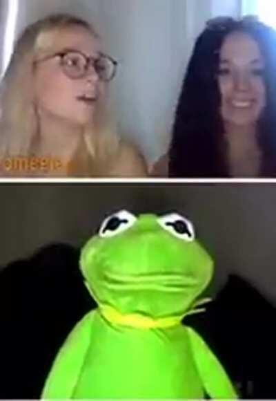 Cursed cam-guy Kermit