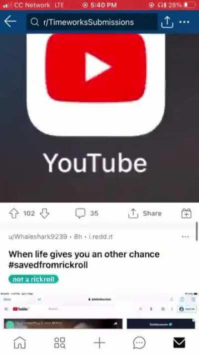 Let’s stop rickrolls.