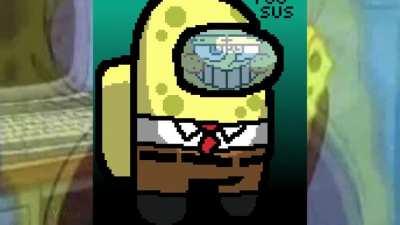 spongebob amogus