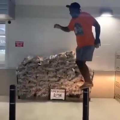 Let me jump into this metal pole