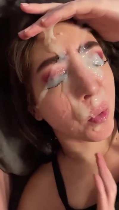 12 shots to the face!