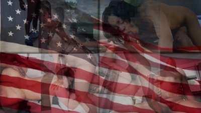 American Goonettes stay Patriotic to their Porn addicted Pussy.