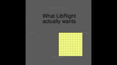 What PCM thinks LibRight wants vs what we actually want.