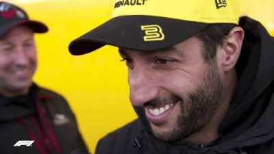 Daniel Ricciardo's Southern accent, USA 2019