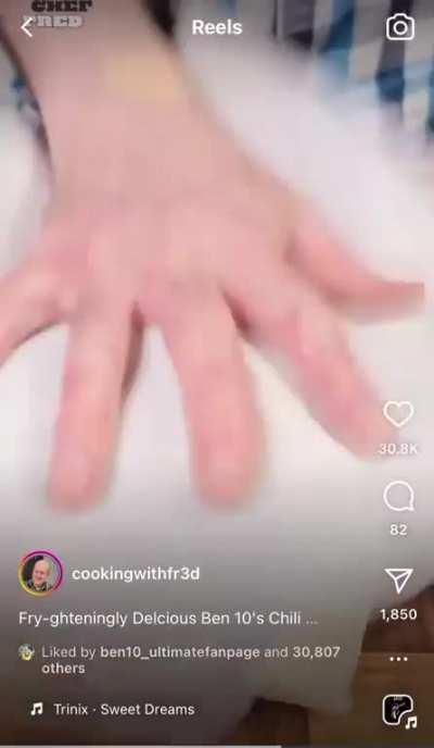 He made chili fries!