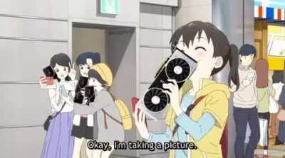 Now she can play planetside 2 on 144 frames caw caw