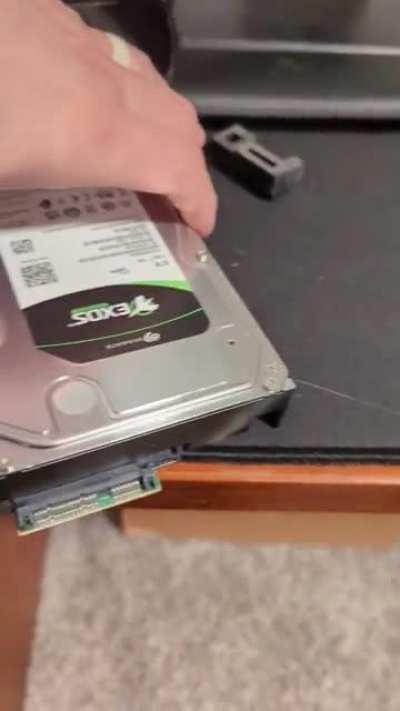 Love that new hard drive sound :)