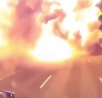 When a gasoline tanker crashes