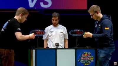 When you lose to your twin brother by 0.001 sec