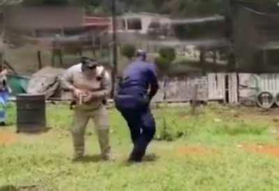 Guy Nearly Dies During Training