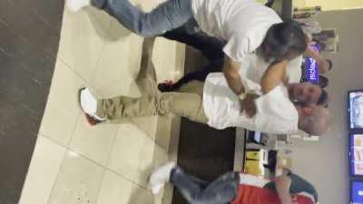 This happened at the concession stand at the Canello-Saunders fight!