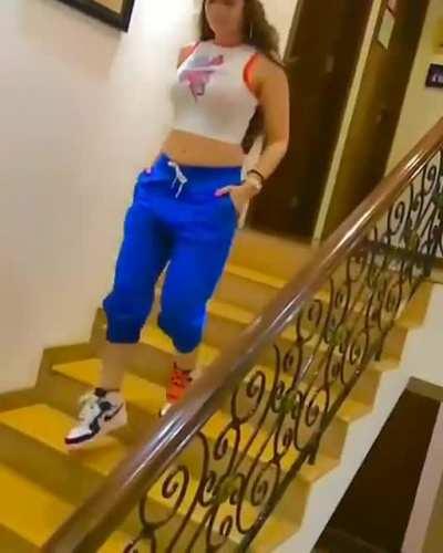 Ameesha Never Disappoints - Busty Cleavage & Jiggles for Free so Who Needs Mr. Mahesh