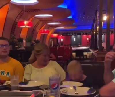 He wanted the sushi so bad