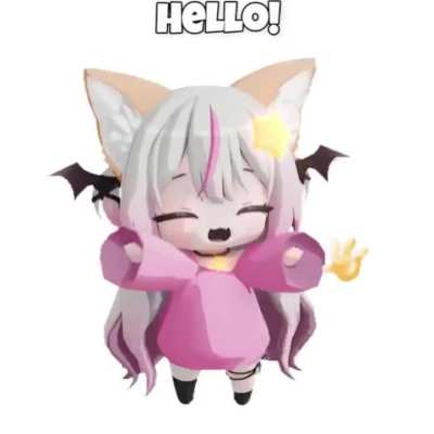 Fox with a message!!! Credit: Giraffge, for 3D animation