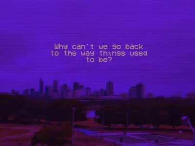 Our best days are behind us...