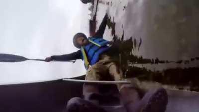 [Highlight] Jimmy Butler falls out of a canoe