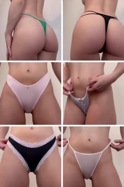 The Thong Collection #16-21 🌶️ Available on a first come first serve basis for only $50 PER PAIR (shipping fees included!) Check the description for more details 😘