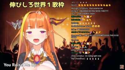 ♪ You raise me AGHHH-