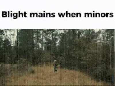 Only two things fuels Blight mains : ⚡️⚡️Crack, minors and racism⚡️⚡️