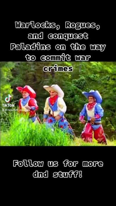 It’s always you three