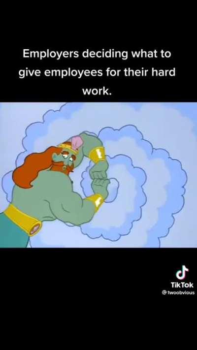 F- that pizza, I want money and appreciation!