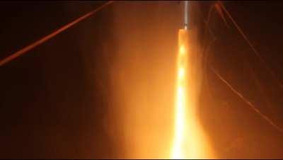 Hot fire of 2Cat/3, a 350-lbf N2O/IPA liquid bipropellant engine!