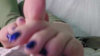 Post gym toe wiggles