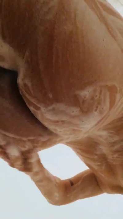 I often tend to film myself while showering